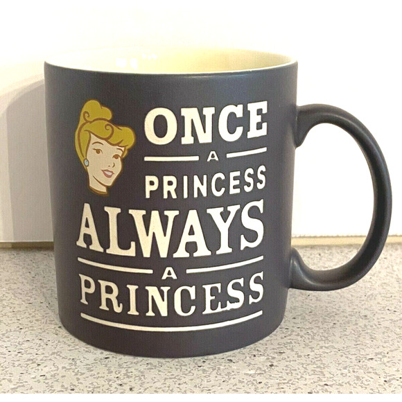 Disney Princess Coffee Mug Ceramic Motto Cup Fairy Tale Character Gift for Her - Picture 1 of 6